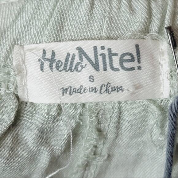 NWT Hello Nite! Agave Green Lounge Shorts, Sz S - Picture 5 of 7